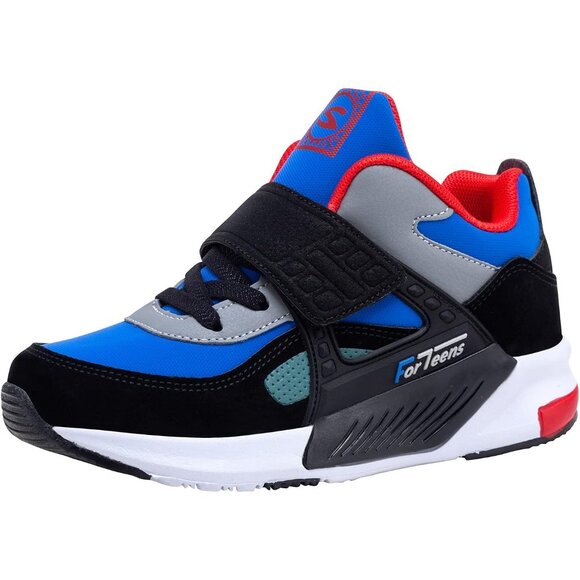 Kids Blue Lightweight Tennis Athletic Casual Running Shoes Breathable Sneakers - Picture 1 of 7